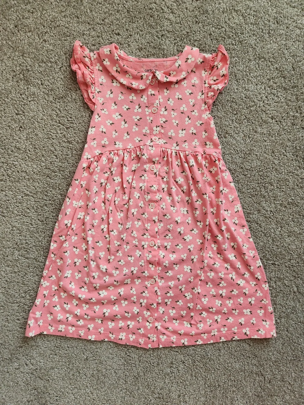 Girls 5T Pink Peppa Pig Mix & Match Bundle | Floral, Denim, Dress | 3 Pieces